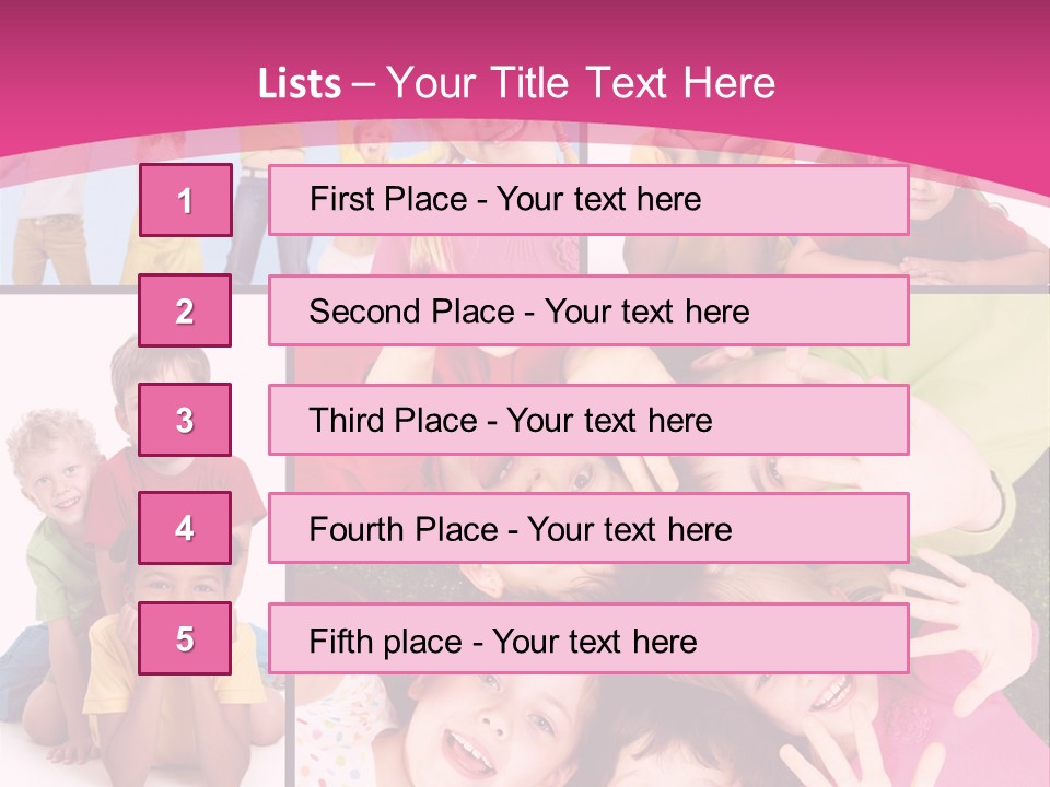 Expression Child Looking PowerPoint Template