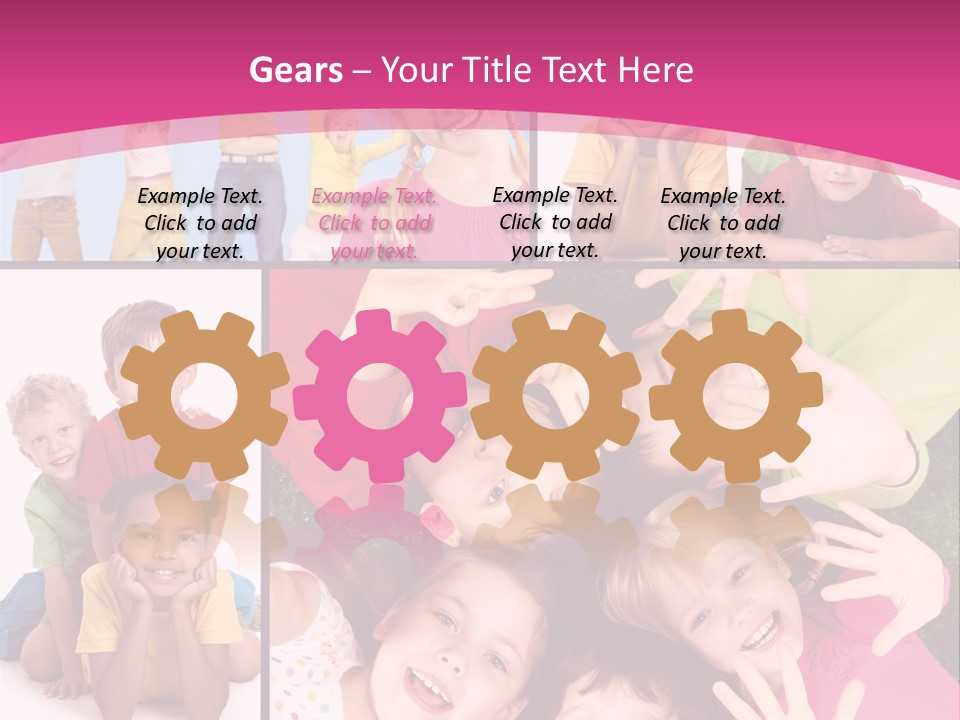 Expression Child Looking PowerPoint Template