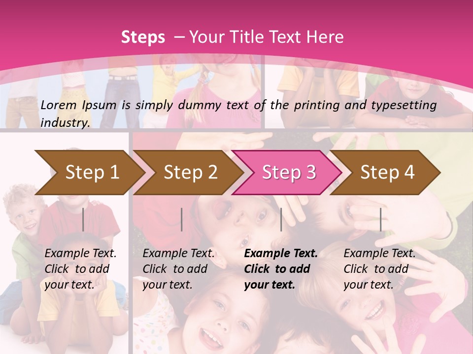 Expression Child Looking PowerPoint Template