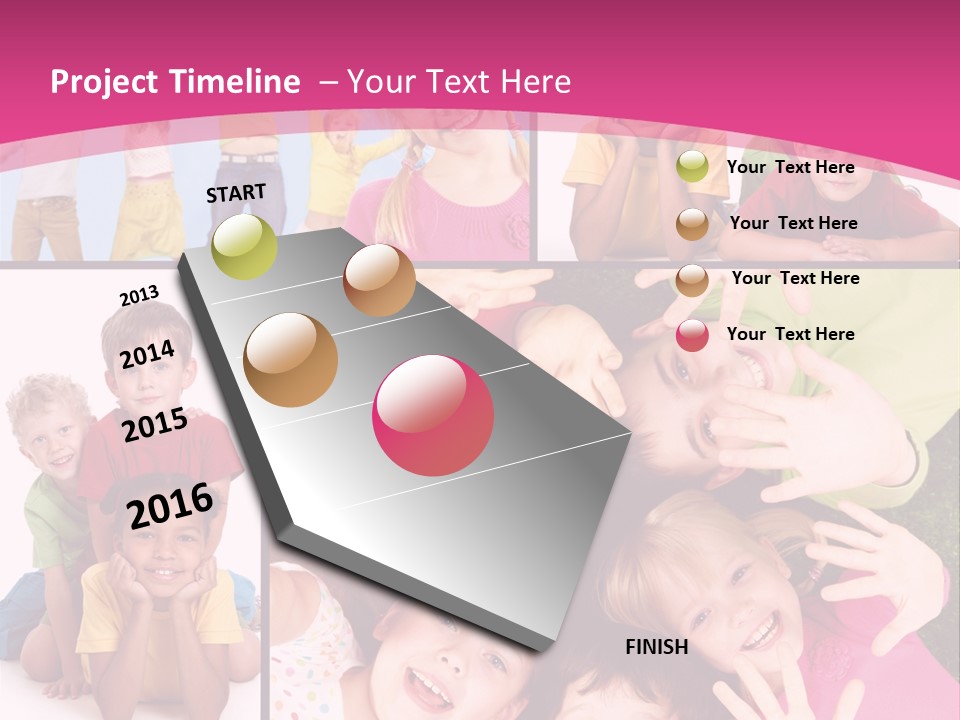 Expression Child Looking PowerPoint Template