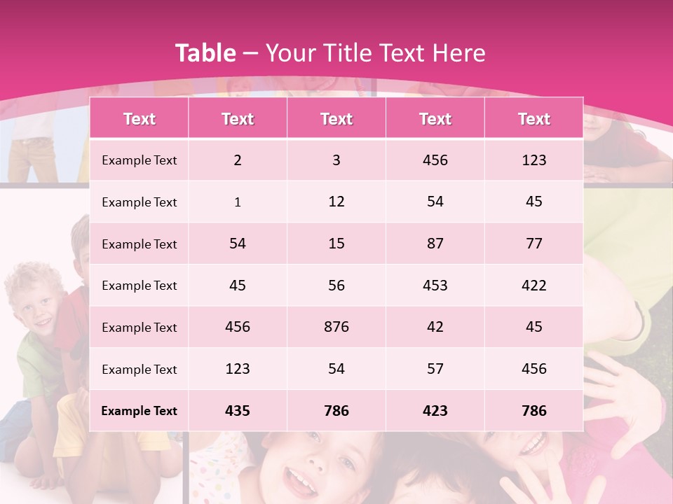 Expression Child Looking PowerPoint Template