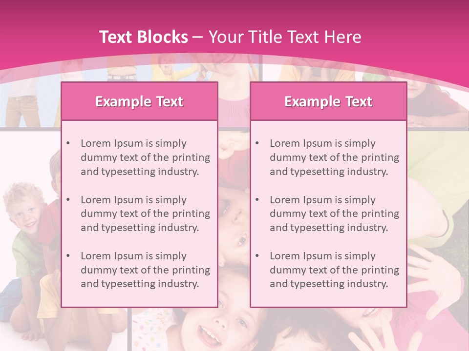 Expression Child Looking PowerPoint Template