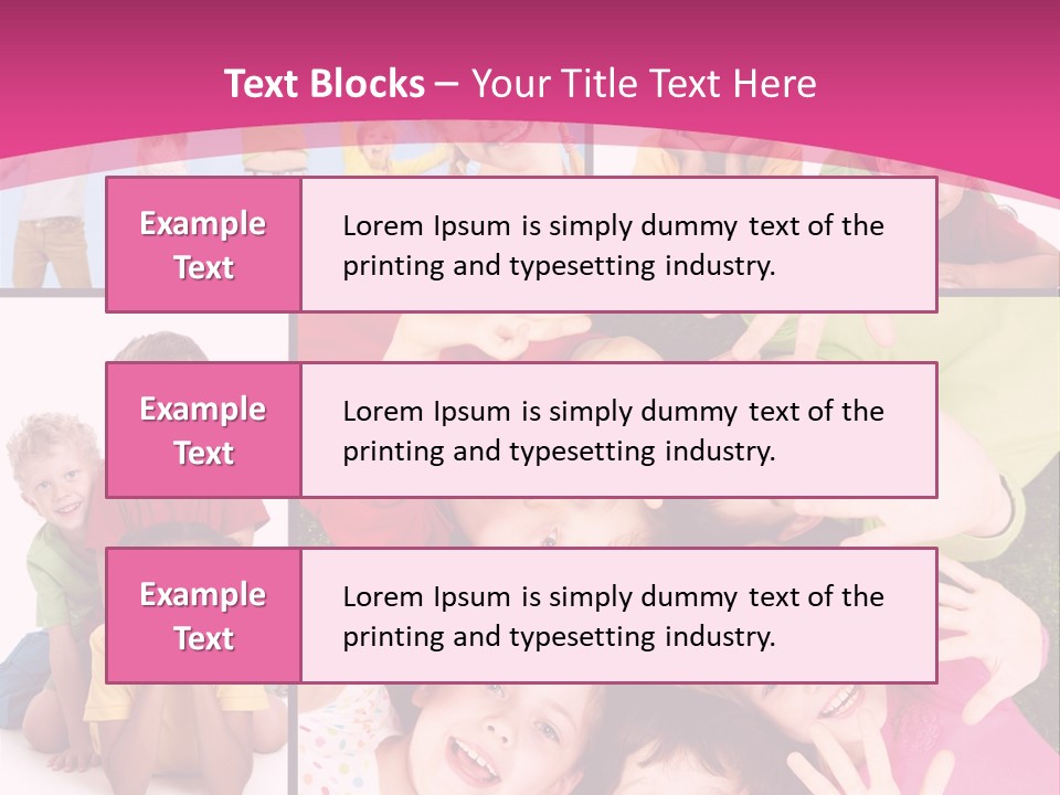 Expression Child Looking PowerPoint Template