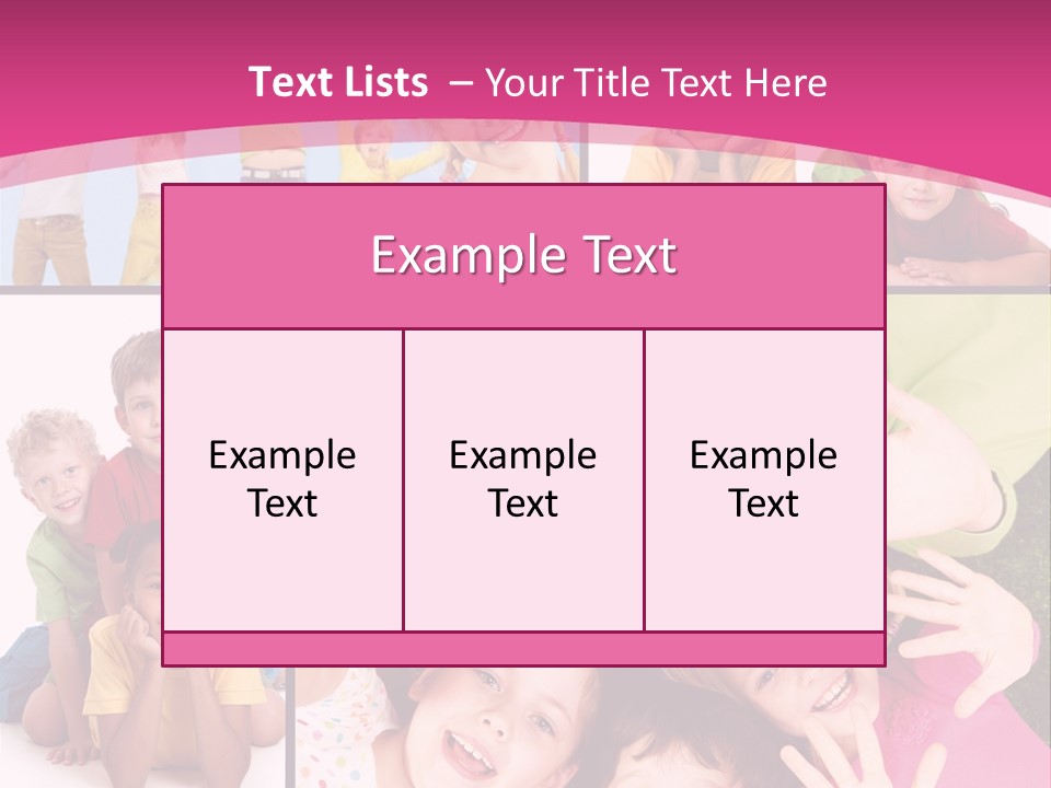 Expression Child Looking PowerPoint Template