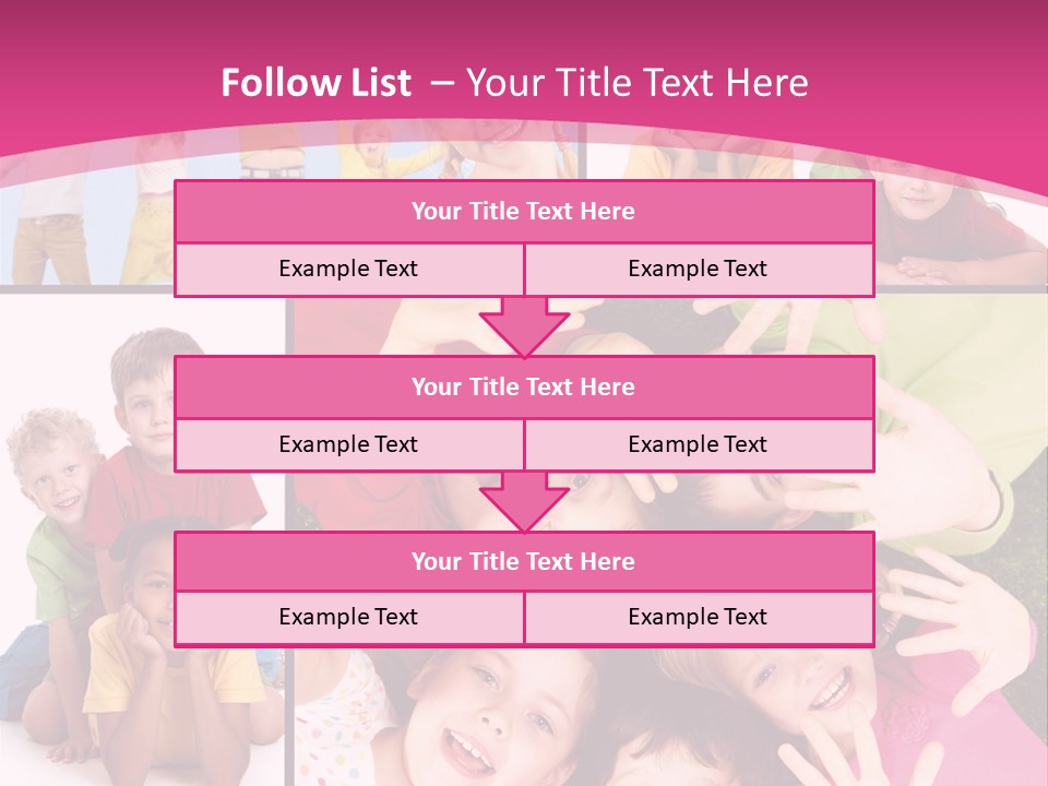 Expression Child Looking PowerPoint Template