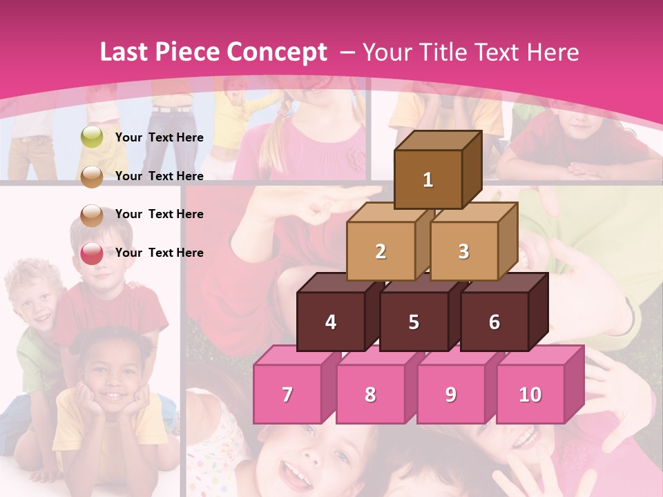 Expression Child Looking PowerPoint Template