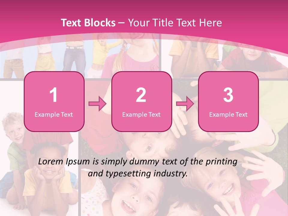 Expression Child Looking PowerPoint Template