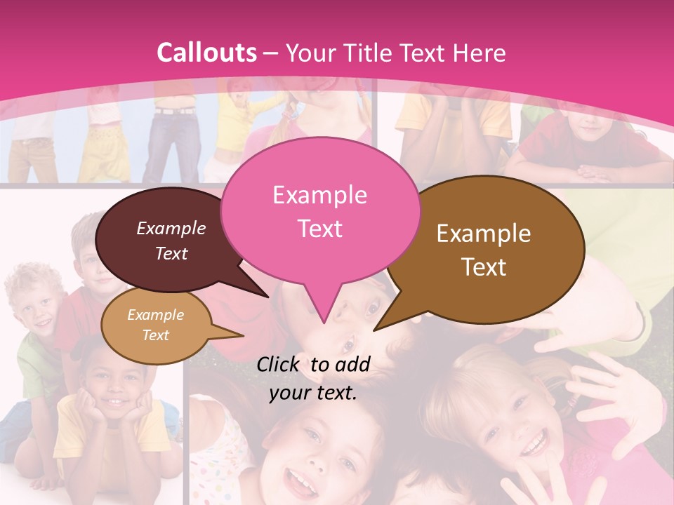 Expression Child Looking PowerPoint Template