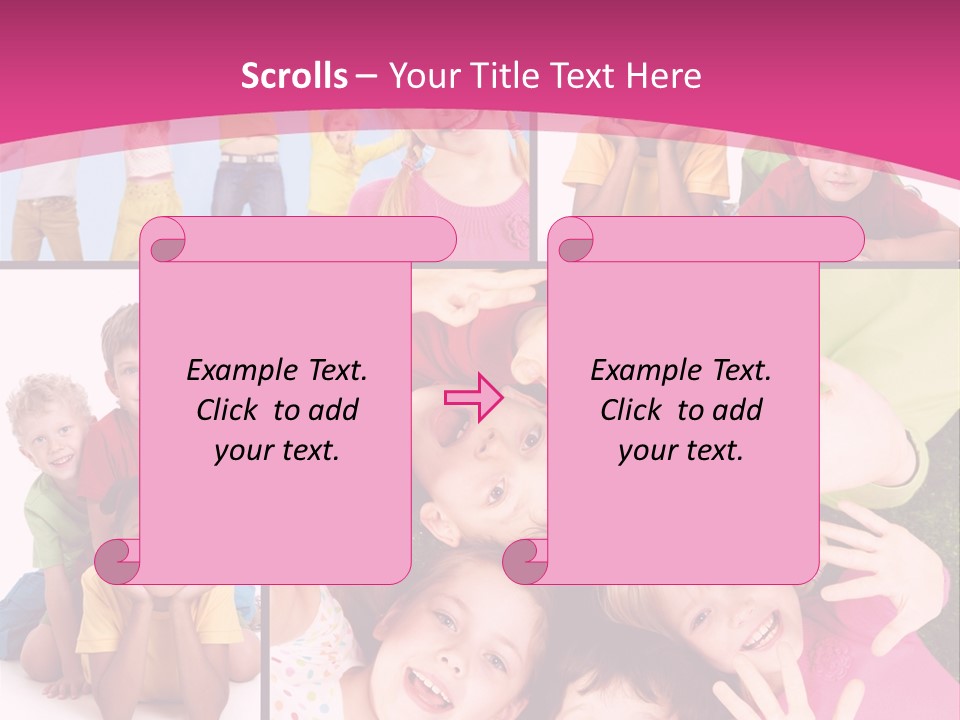 Expression Child Looking PowerPoint Template