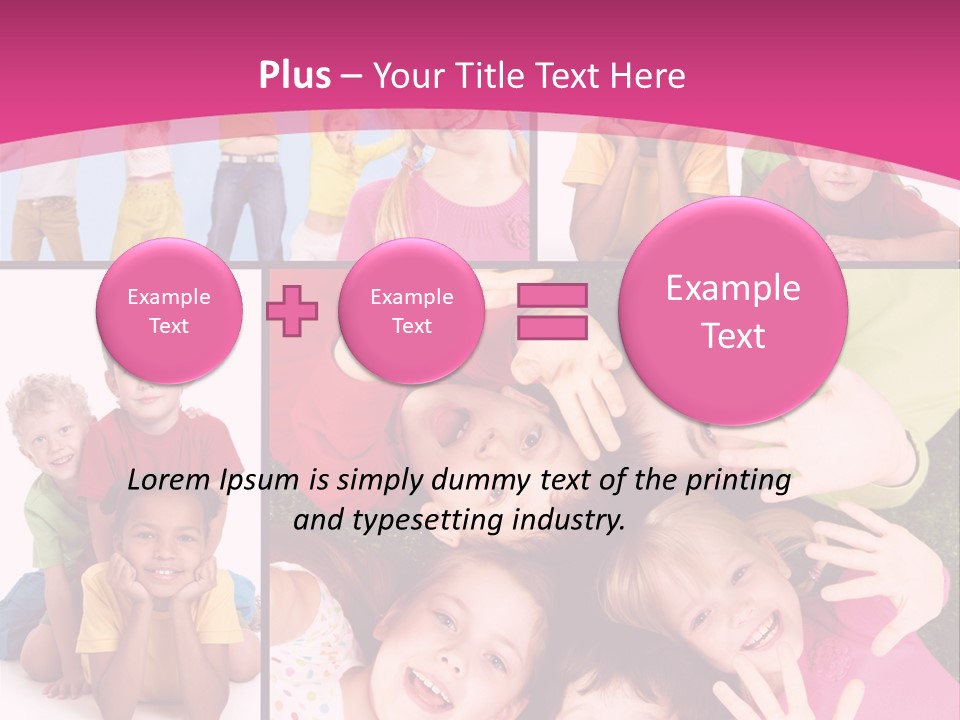 Expression Child Looking PowerPoint Template