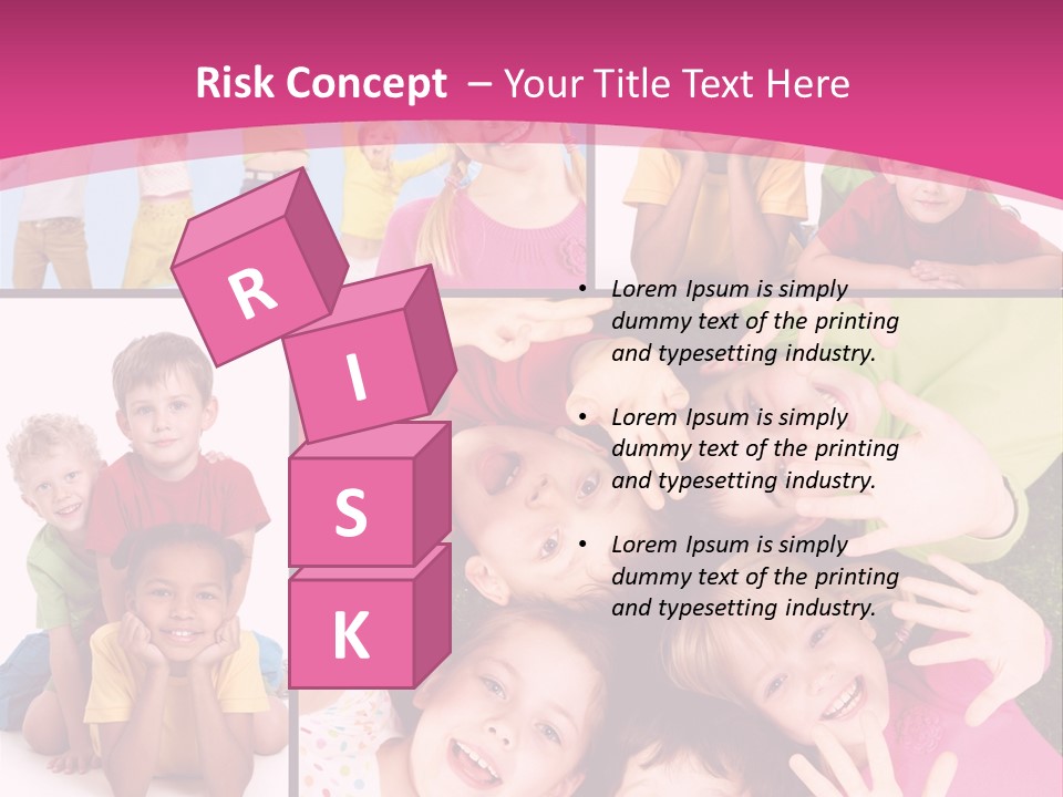 Expression Child Looking PowerPoint Template