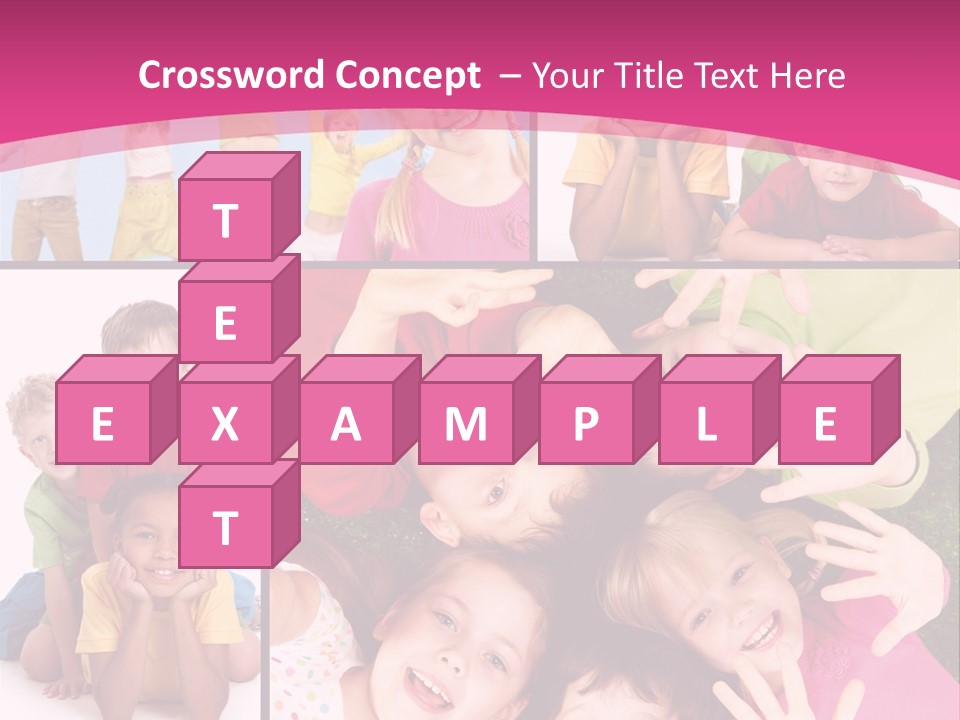 Expression Child Looking PowerPoint Template