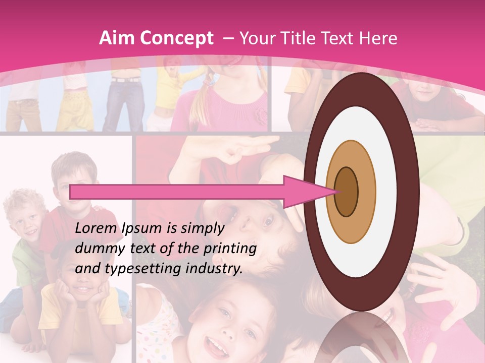 Expression Child Looking PowerPoint Template