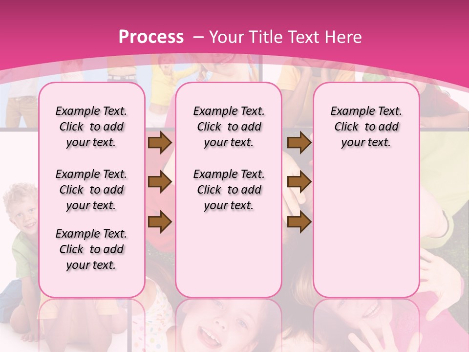 Expression Child Looking PowerPoint Template