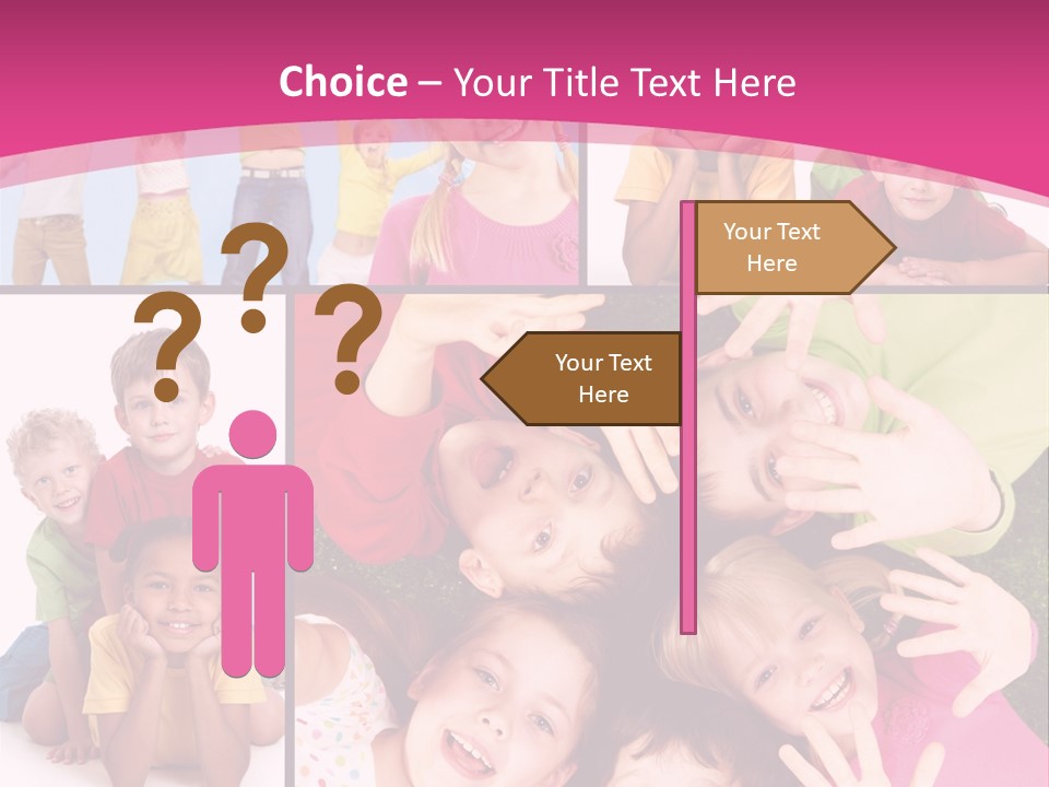 Expression Child Looking PowerPoint Template