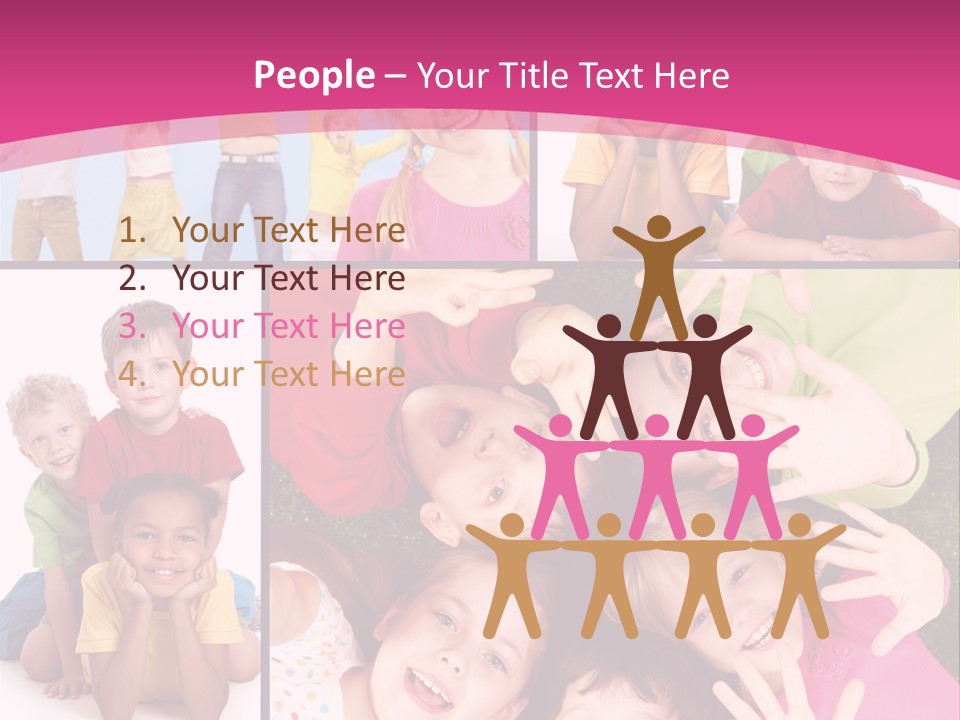 Expression Child Looking PowerPoint Template