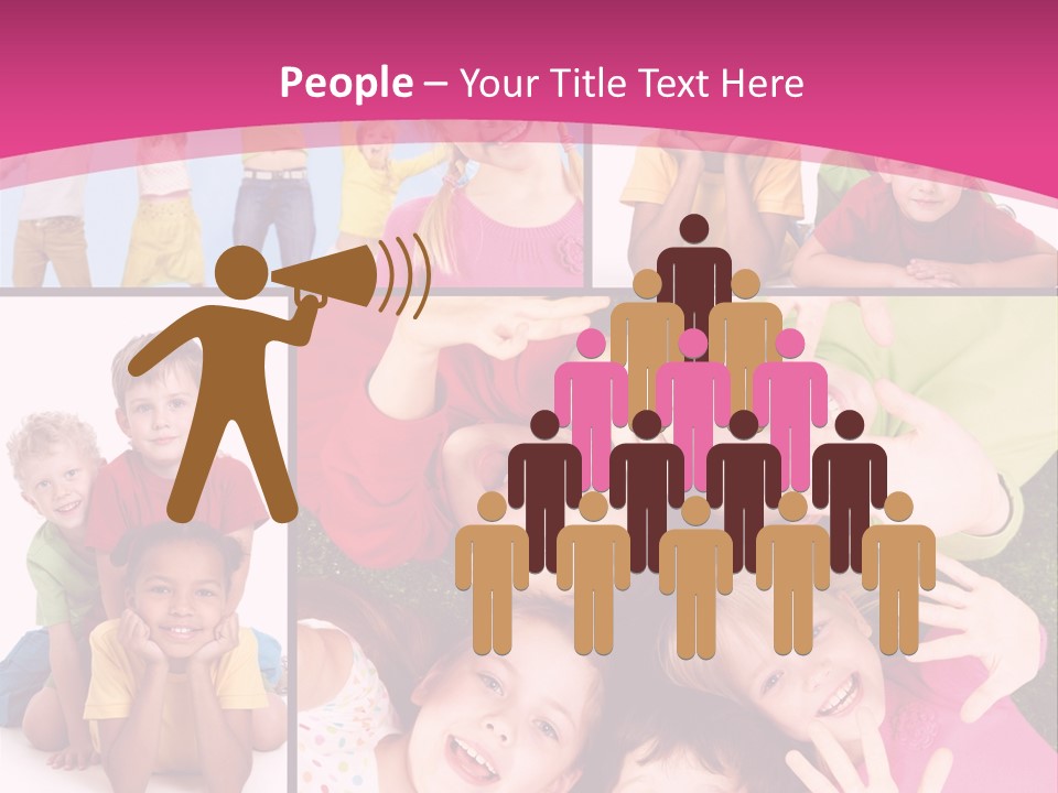 Expression Child Looking PowerPoint Template