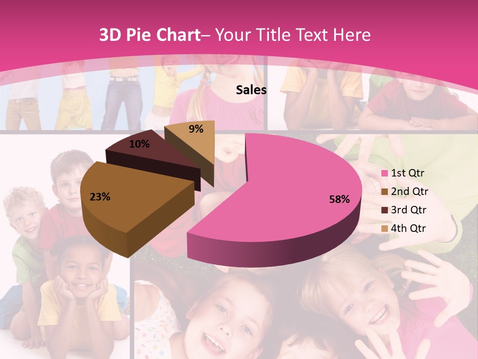 Expression Child Looking PowerPoint Template