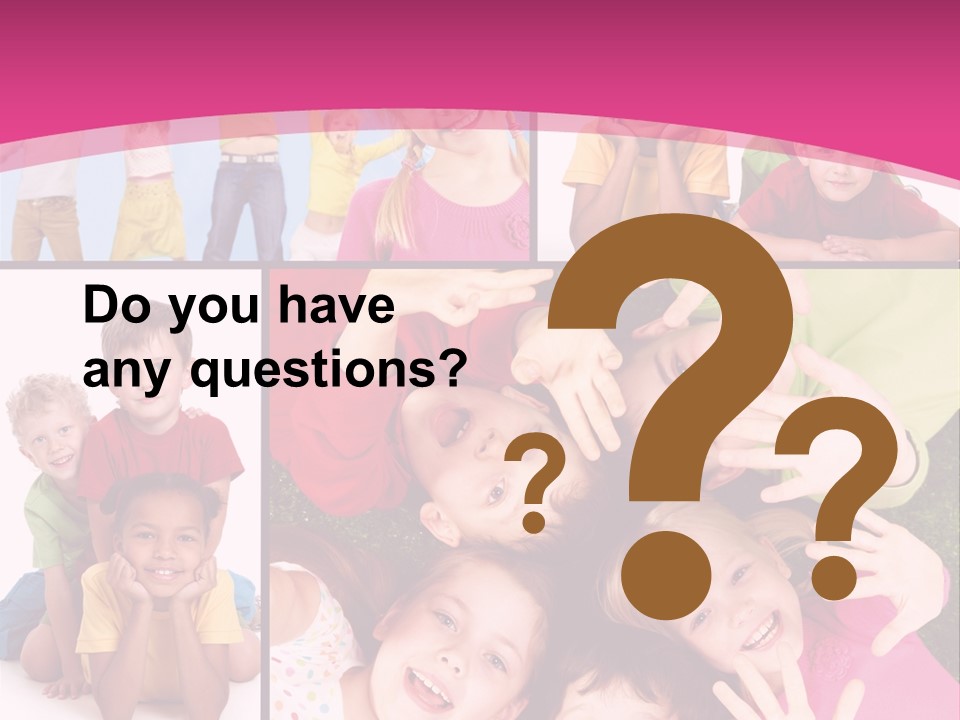 Expression Child Looking PowerPoint Template