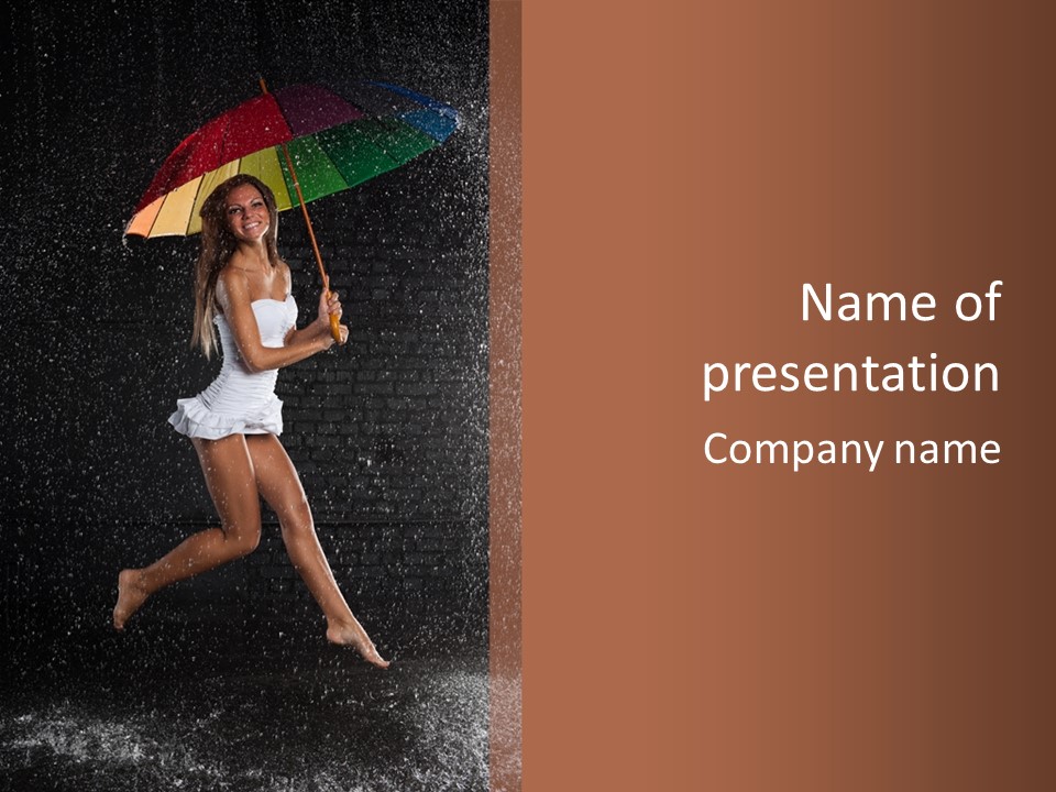 Damp One Y PowerPoint Template