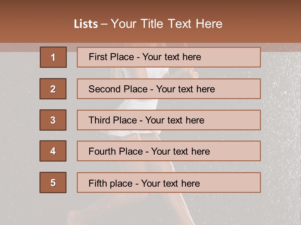 Damp One Y PowerPoint Template