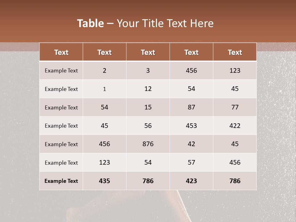 Damp One Y PowerPoint Template