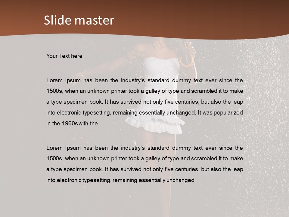 Person Cheerful  PowerPoint Template