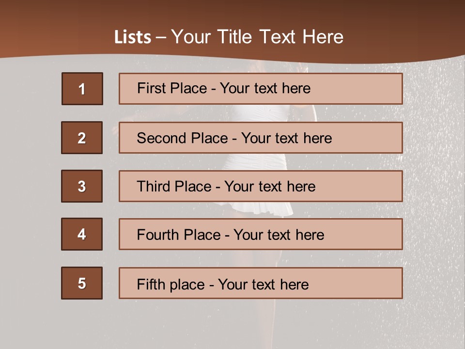 Person Cheerful  PowerPoint Template