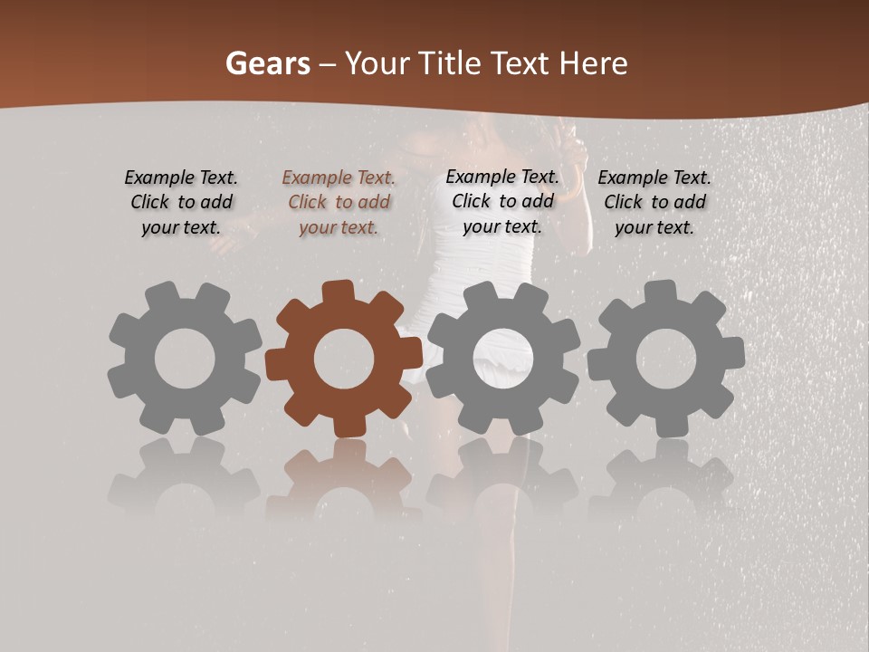 Person Cheerful  PowerPoint Template