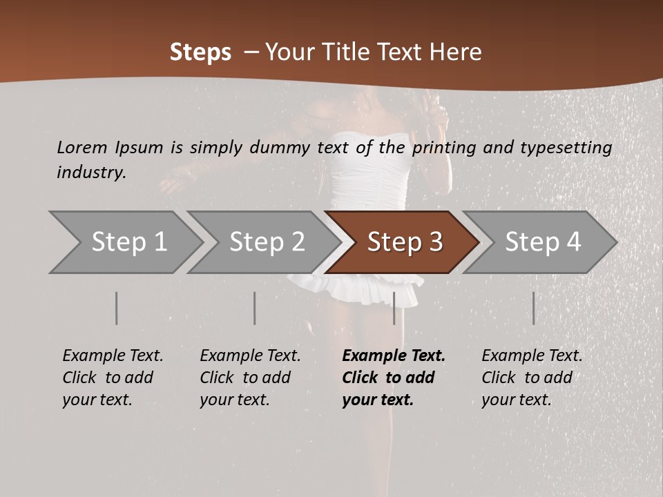 Person Cheerful  PowerPoint Template