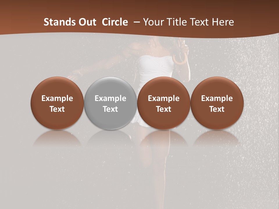 Person Cheerful  PowerPoint Template