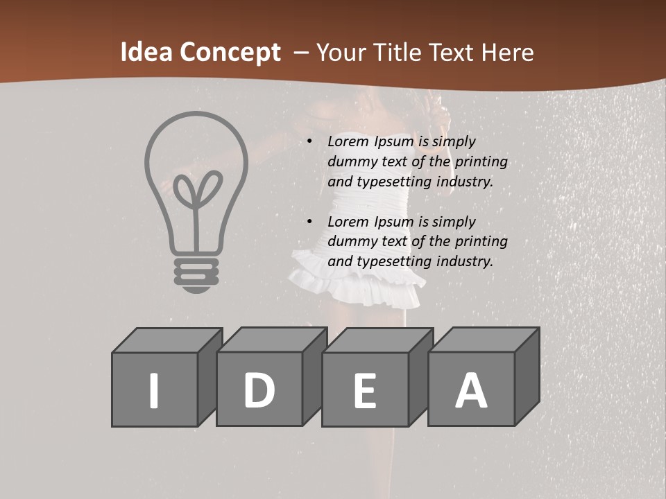 Person Cheerful  PowerPoint Template