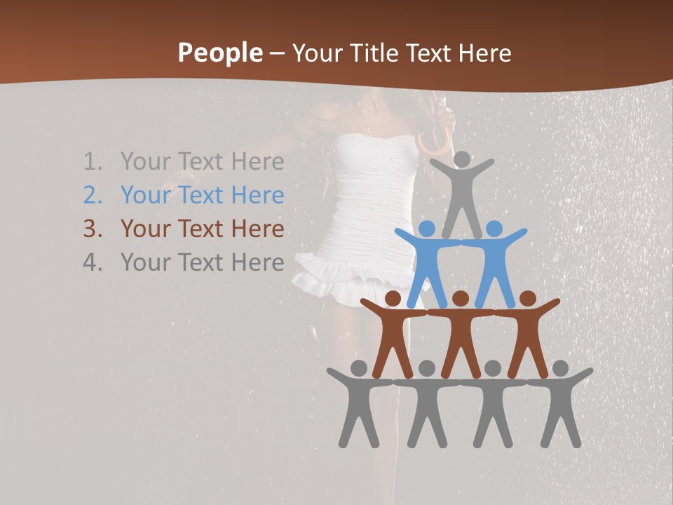 Person Cheerful  PowerPoint Template