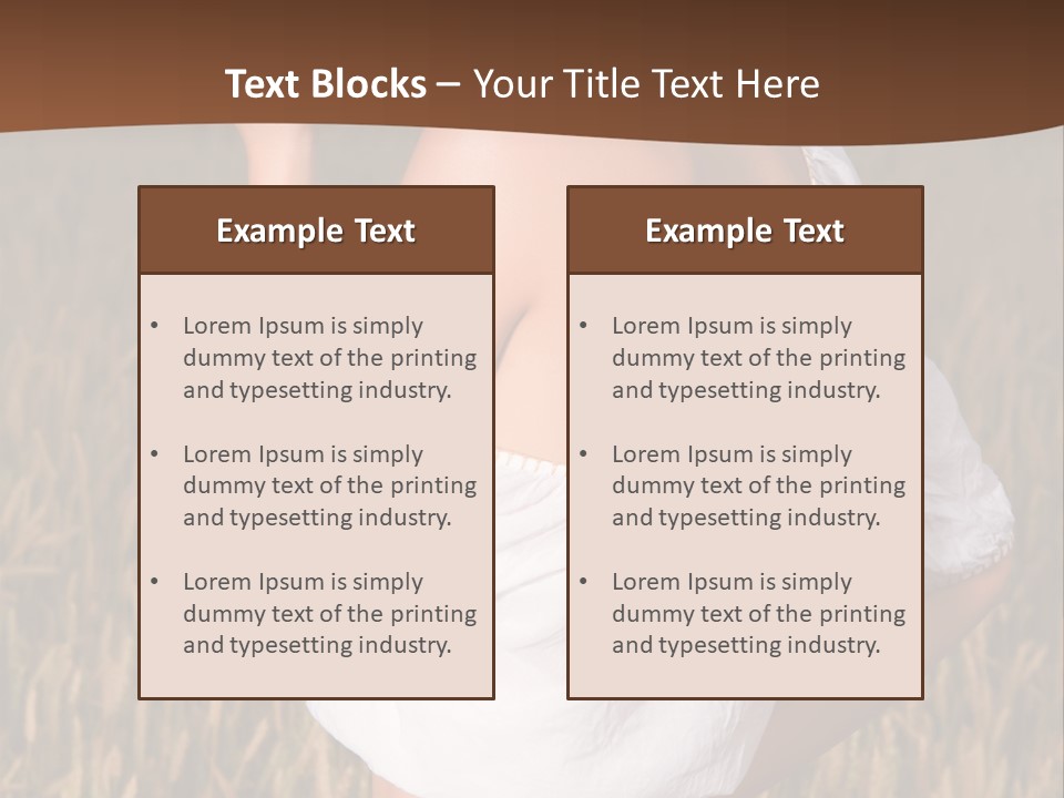 Summer Spike Grass PowerPoint Template