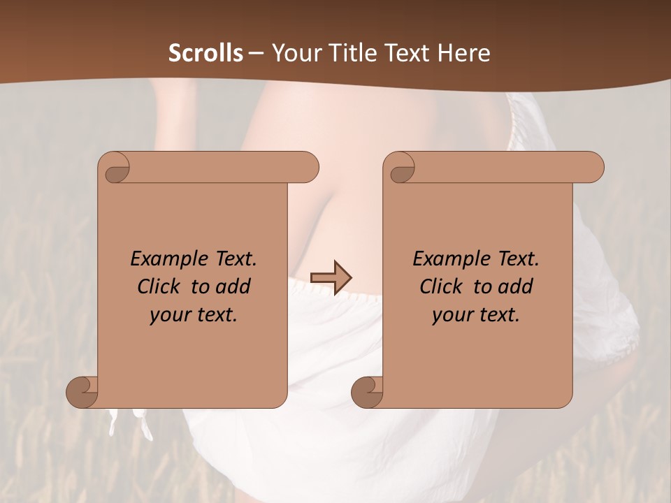 Summer Spike Grass PowerPoint Template