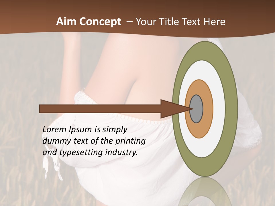 Summer Spike Grass PowerPoint Template