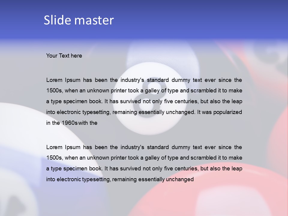 Background Play Entertainment PowerPoint Template