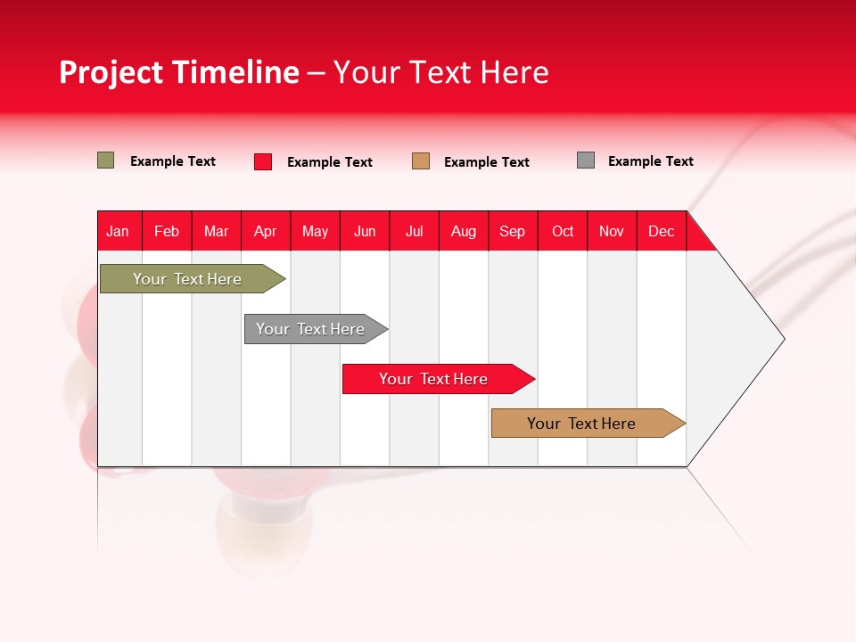 Equipment Cable Headphone PowerPoint Template
