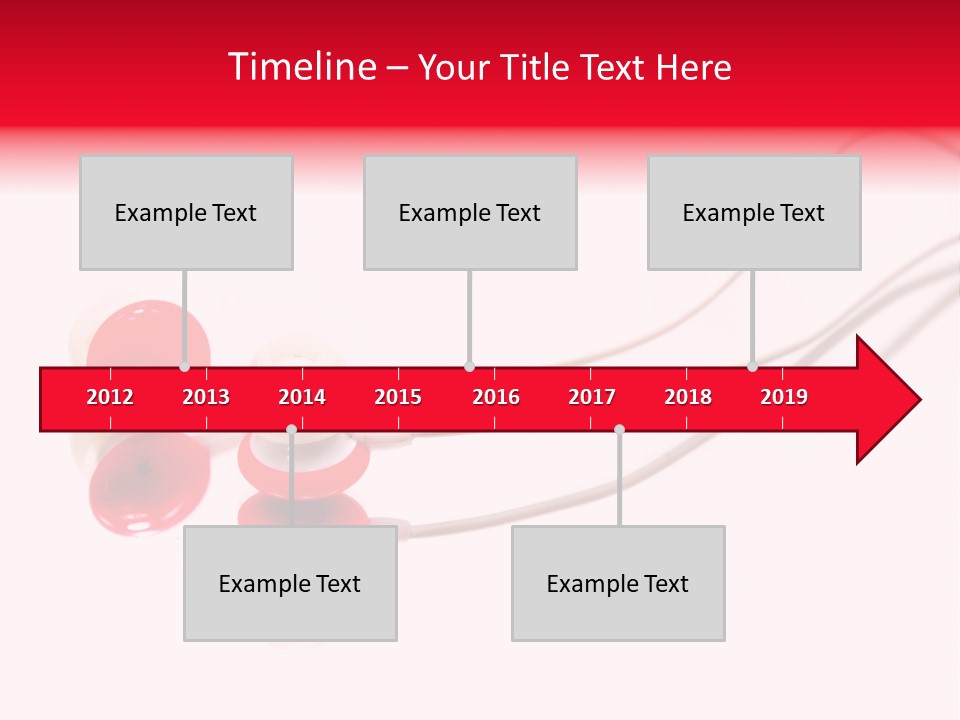 Equipment Cable Headphone PowerPoint Template