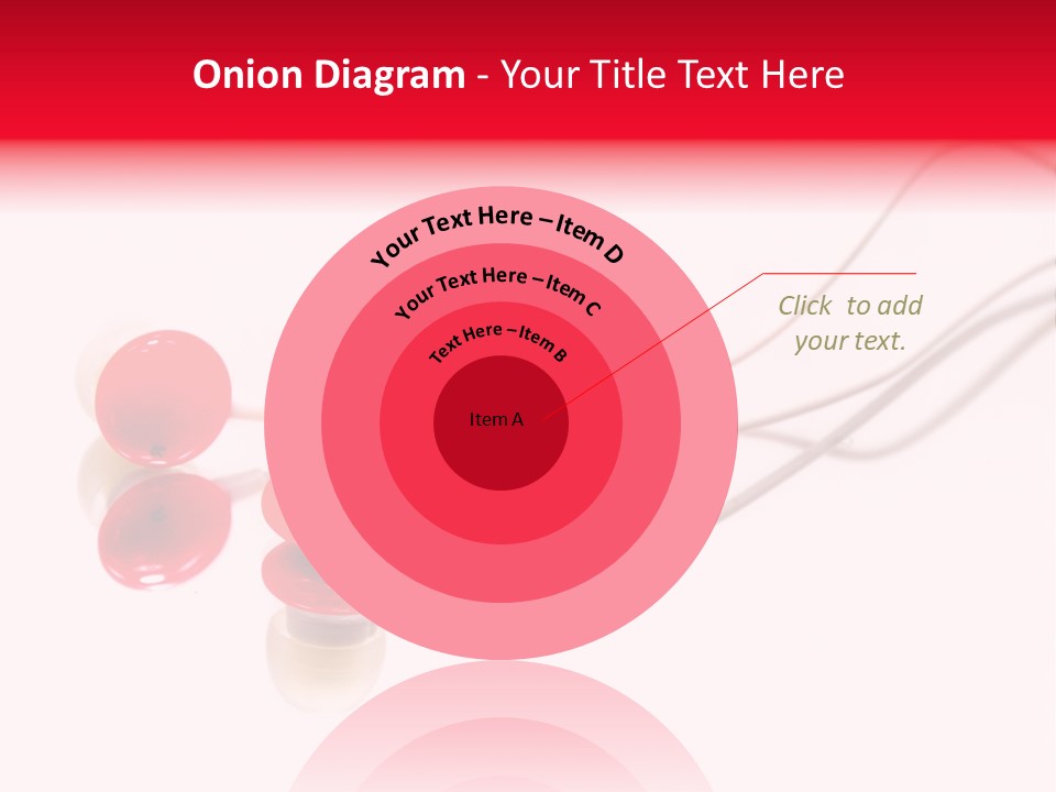 Equipment Cable Headphone PowerPoint Template