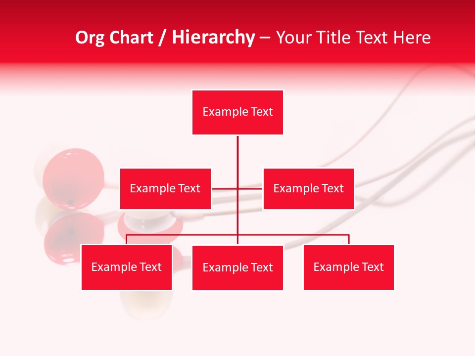 Equipment Cable Headphone PowerPoint Template