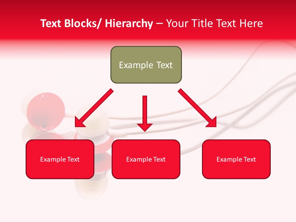 Equipment Cable Headphone PowerPoint Template