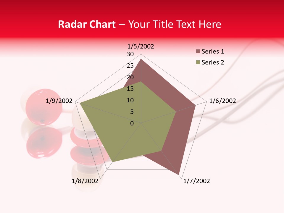 Equipment Cable Headphone PowerPoint Template