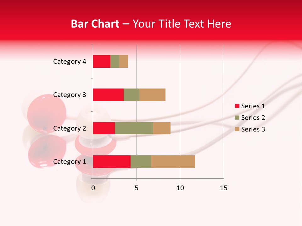 Equipment Cable Headphone PowerPoint Template