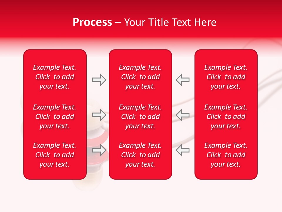 Equipment Cable Headphone PowerPoint Template