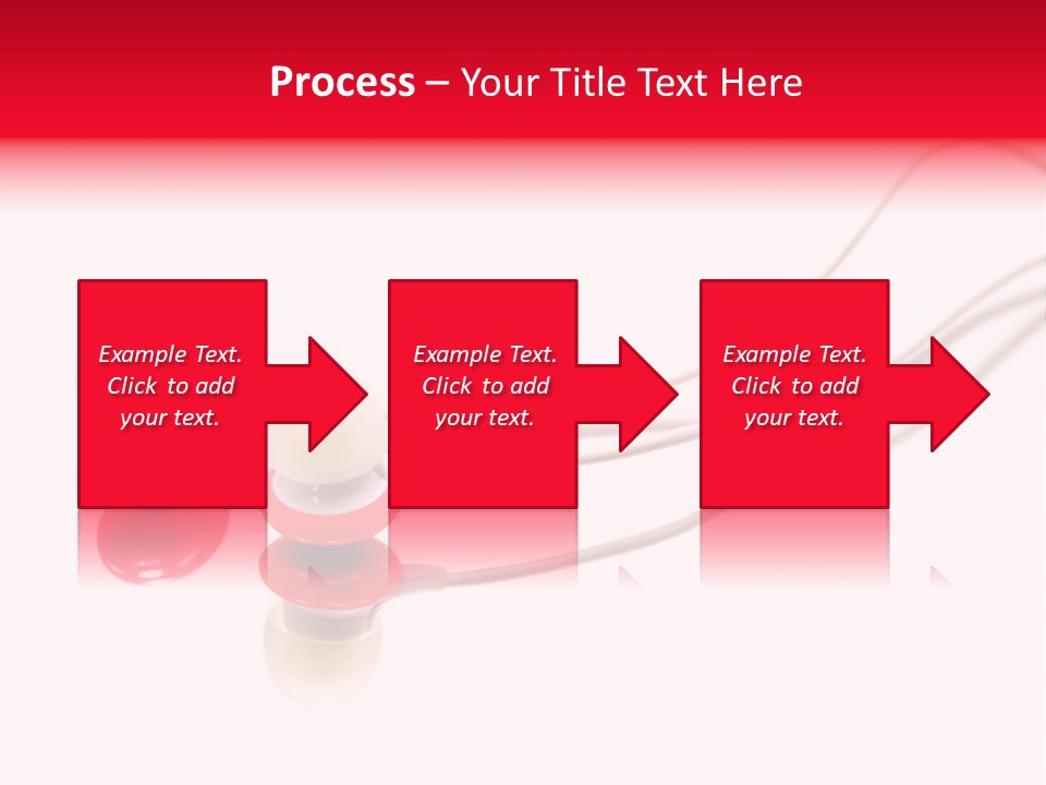 Equipment Cable Headphone PowerPoint Template