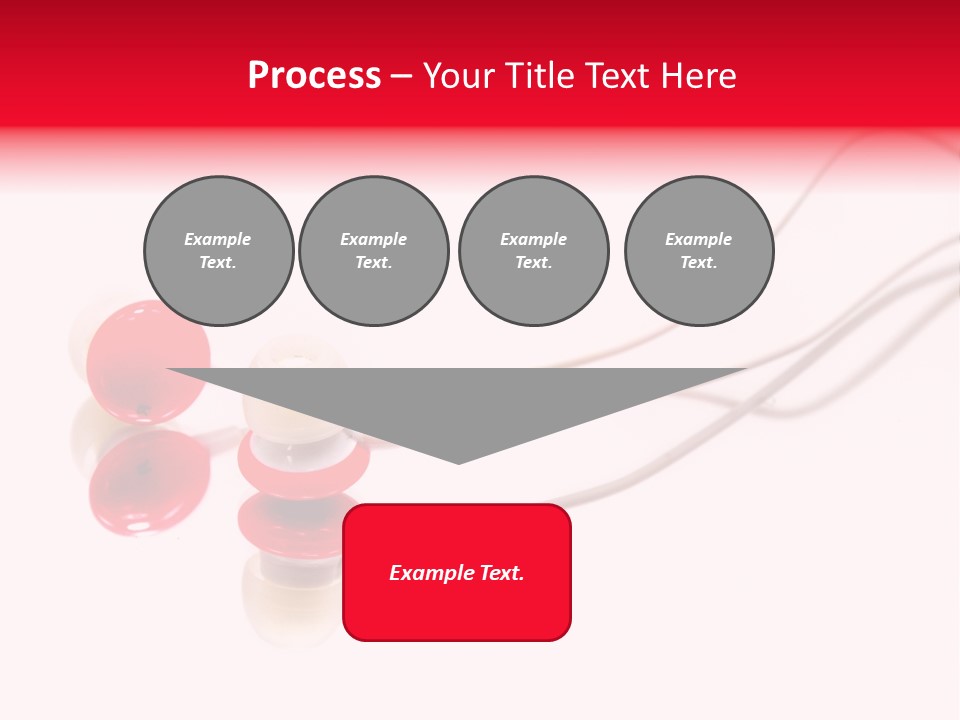 Equipment Cable Headphone PowerPoint Template