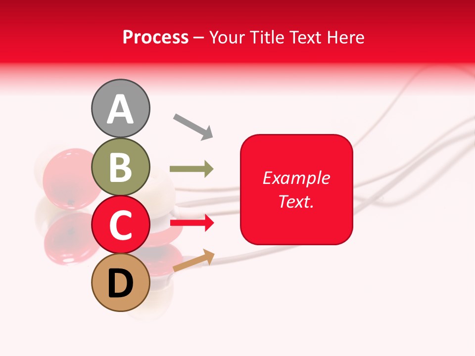 Equipment Cable Headphone PowerPoint Template
