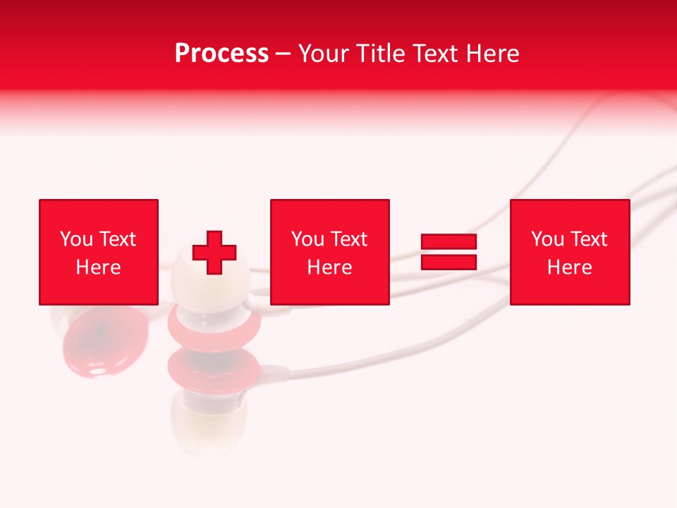 Equipment Cable Headphone PowerPoint Template