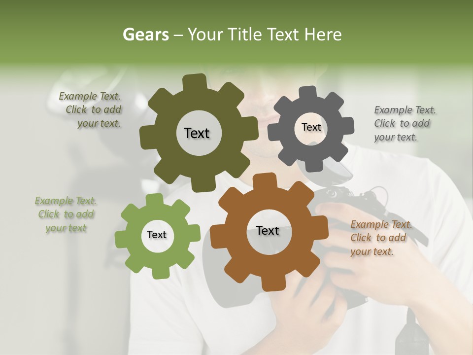 Company Teamwork Humorou PowerPoint Template